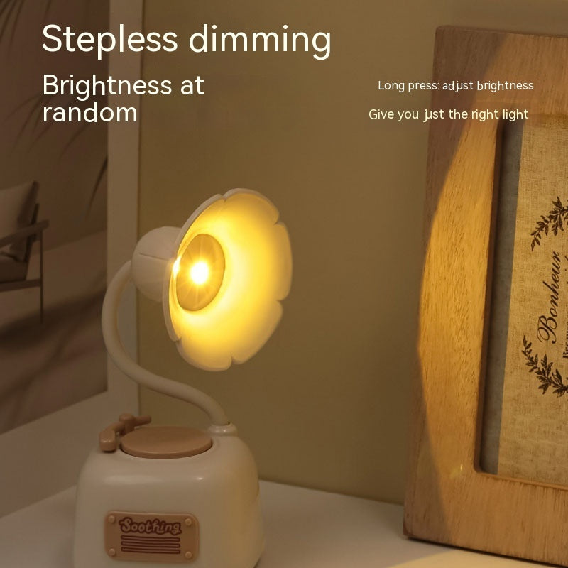 RelaxGlow™ Night Lamp with Ambient Music Phonograph