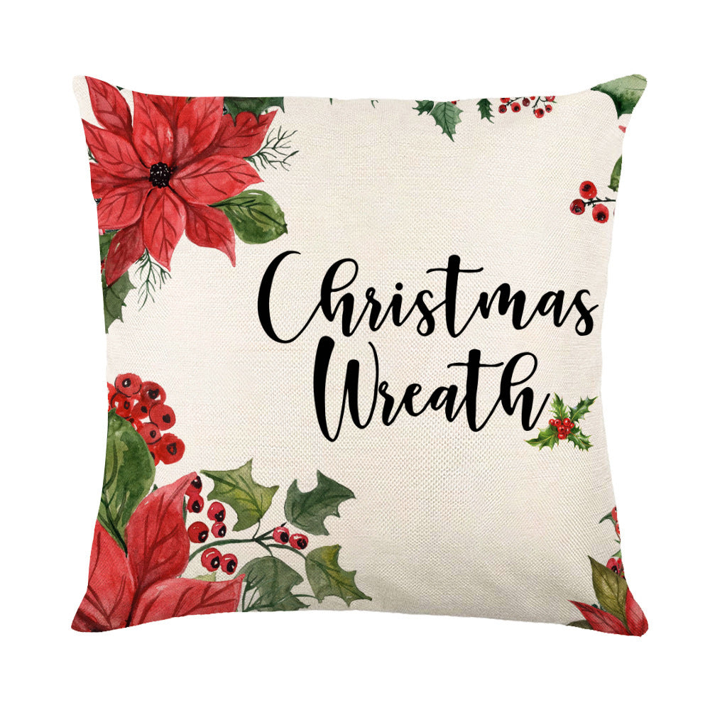 Soft Decorative Cushion Cover – Modern Festival Design (45×45 cm)