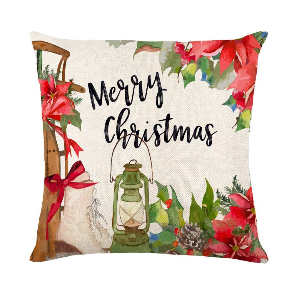Soft Decorative Cushion Cover – Modern Festival Design (45×45 cm)