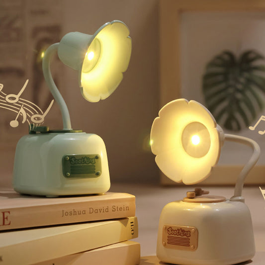 RelaxGlow™ Night Lamp with Ambient Music Phonograph